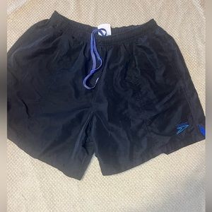 Vintage Men’s Speedo swim trunks, fully lined with pockets size L beach retro